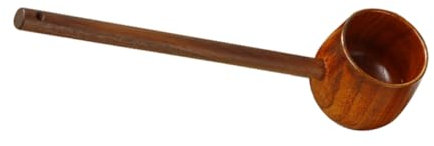 HEMOTON Louche à Eau Bois Louche à Long Manche Pour Thé Et Vin Pelle à Eau Pratique Pour Cuisine Et Arrosage Extérieur
