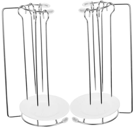 Happyyami 2ensembles Support Suspendu Acier Inoxydable Pour Barbecue Support Pour Aliments Lot De De Suspension