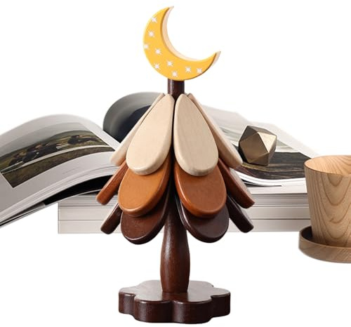 Salvamanteles con Forma de árbol para Platos Calientes, Juego de Soporte para ollas para Cocina | Juego de 3 salvamanteles de Madera para Cocina para Olla, Cuenco, Restaurante, Mesa de Comedor