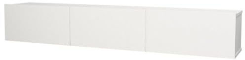 Ibonto Lowboard Hängendes TV Board mit Stauraum – Design Sideboard für Wohnzimmer (Weiß)
