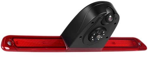 Rückfahrkamera für Mercedes-Benz Sprinter W906 2007–2019, Drittes Bremslicht Kamera mit Nachtsicht, P67 Wasserdicht, 140°-Blickwinkel, Stabile Kabelverbindung 720P 1,0 Megapixel Dual Kamera