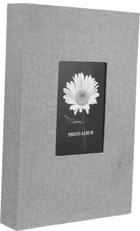 Garneck Álbum de Fotos Aesthetic con Páginas de Inserción Álbum Familiar para Recuerdos de Cumpleaños Bodas y Decoración Diseño Elegante y Funcional Fotos