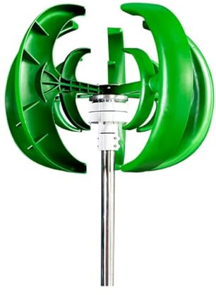 Aerogenerador Turbina de viento vertical 3000W con controlador carga gratuita Granja yates doméstica(Groen,12V)
