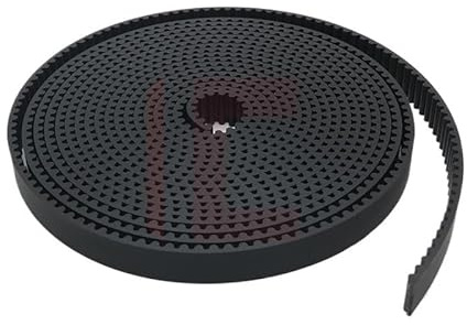 Öppen rem 5 meters Synkronbälte 15mm 20mm 25mm 5 meters Stålrem for kamrem (10 Meter Svart - HTD5M_Width 15MM)(5 meter,BLACK - HTD5M-WIDTH 20MM)