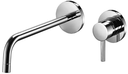 Miscelatore lavabo incasso light paffoni fonte - bocca 175 mm