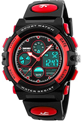 VenSten Kids Digital Sport Watch, Boys Girls Waterproof Sports Outdoor Watches Children Casual Electronic Analog Quartz Wrist Watches with Alarm Stopwatch