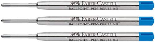 Faber-Castell Kugelschreibermine (3 Stück, Extrabreit - Blau)