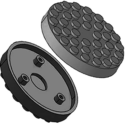 JOMAFA - TACO DE GOMA DE 145 mm PARA RAVAGLIOLI, SPACE, OMCN, BRADBURY