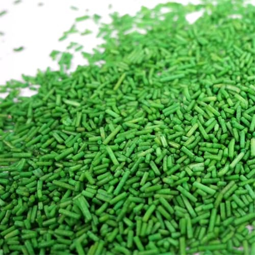 Streuselheld Jimmies Dunkel Grün 40g Zuckerstreusel | Grüne Sprinkles als kreatives Topping für Torten als essbare Deko-Streusel auf Muffins, Cupcakes und Geburtstagskuchen