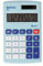 MAUL calculadora M8 | Calculadora Basica con Pantalla de 8 dígitos | Calculadora Solar con utilización de la Pila en la Oscuridad | Calculadora pequeña 11,5 x 7 x 1 cm | Azul