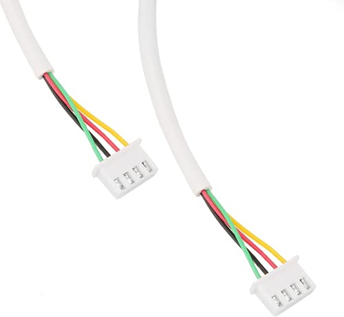 4 Core Cable, Bell Wire, Bell Wire Cable,10m/32.8ft 4-Core Copper Cable, Stable Performance Doorbell Cable,with 2 Backup Cable Connectors, Ring Doorbell Wire for Home