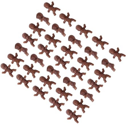 Cabilock 100st Dekorationen Für Babypartys Spielzeuge Baby-dusche-dekoration Statuendekor Festivalbedarf Spielset Für Kinder Spielzeug Für Kleinkindjungen Kuchendekoration Partybedarf Mini