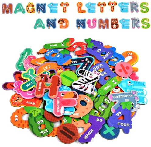 AUAUY Magnetische Buchstaben und Zahlen, Lernwerkzeuge | Lernwerkzeuge, Kühlschrankmagnete - Buchstaben- und Zahlenmagnete - ABC- und Rechtschreiblernressourcen