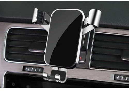 REIJAX Handyhalterung Auto, für Vw Golf 7/7.5 2014-2024 Handy Halterung PKW Lüftung Schwerkraft KFZ Handyhalter, rutschfest Handyhalter Auto,B/Silver