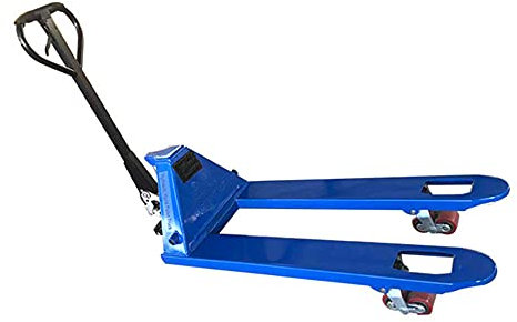 Carretilla elevadora de Horquilla Extra Larga con asa, Ruedas de PU, Capacidad de Carga súper Grande, transpaleta Manual de Servicio Pesado, transpaleta de Empuje con Bomba Manual, Carretilla, 4400