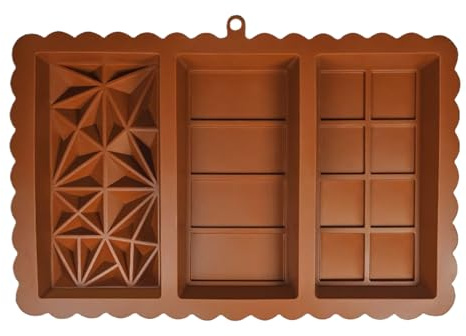 Stampo per Cioccolato in Silicone Rettangolare Antiaderente Riutilizzabile