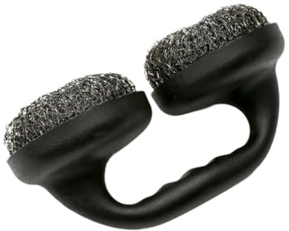 LeeQinersw Brosses pour Barbecue Brosse métallique pour Barbecue Nettoyant pour Grille de Cuisson à Double Tampon Brosse pour