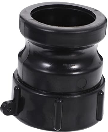 FUNOMOCYA Raccordo Camlock 2 Pollici per Serbatoi Ibc Guarnizione di Tenuta in Abs Nero, Resistente e Affidabile, Adatto per Collegamenti Idraulici Industriali