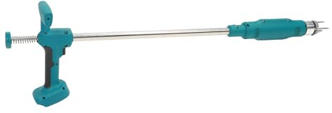 Kikumi Cortador de malezas eléctrico, ligero e inalámbrico con mango ajustable, batería adecuada, extractor de malezas de pie para jardineros y propietarios de casas, herramienta simple para eliminar