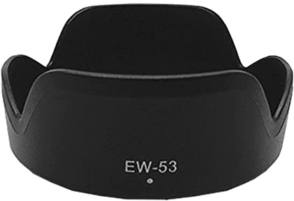 Paraluce in ABS nero EW-53 EW53 per EF-M 15-45mm F/3.5-6.3 IS per obiettivo della macchina fotografica paraluce Protector sostituzione della protezione della fotocamera
