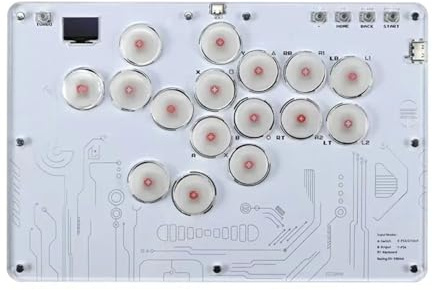 Multiple Plattform Spielcontroller Joystick Stick Ersatz 16 Schlüsselstick Mit Funktion Acrylmaterial