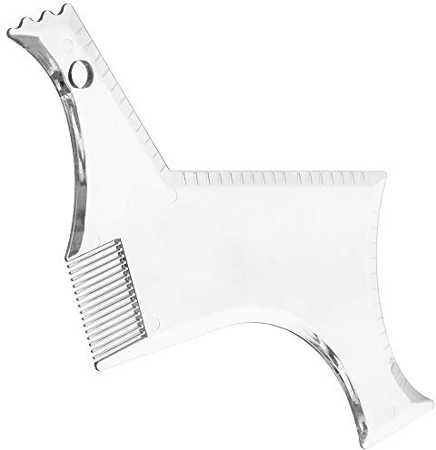 LUCKDANO Beard Guide Shaper Ist Ein Multifunktionales Bartstyling-Werkzeug, das mit Jedem Rasierer, Elektrischen Trimmer oder Jeder Pinzette Kompatibel Ist. Es Formt Präzise Bartlinien und