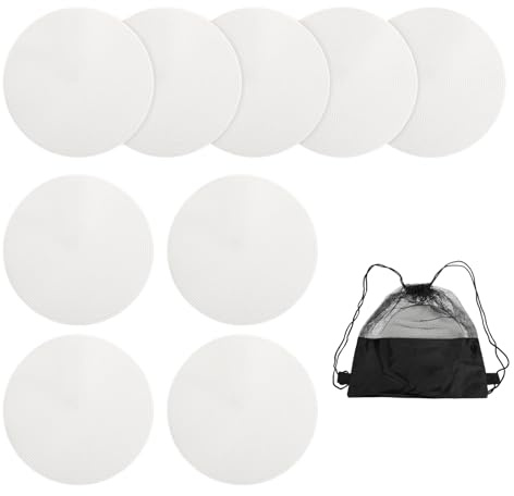 YELARXI Spot Markers, Poly Spot Marker for Agility Training Floor Dots Non Slip Flat Field Cones