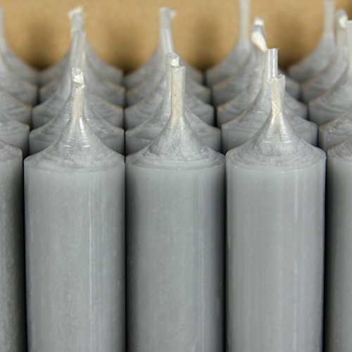 Bütic GmbH Stabkerzen 250 x 22 mm durchgefärbt, Lange Tischkerzen aus RAL-Paraffin, rußarm und geruchsneutral, Made in Germany für Tischdekoration