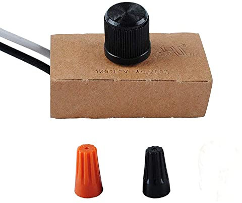 𝙐𝙥𝙜𝙧𝙖𝙙𝙚 200 Watt Dimmer Switch Replaces for Westek 6077b, 𝙎𝘾-𝟮𝟯𝟵𝘼 Manual Dimmer Replacement Switch with Knob for Lamp Incandescent/LED/Halogen 120V 200W by Ketofa