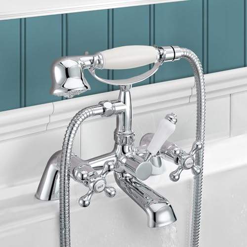 Stafford Classic Traditional Victorian Bath Shower Mixer Tap