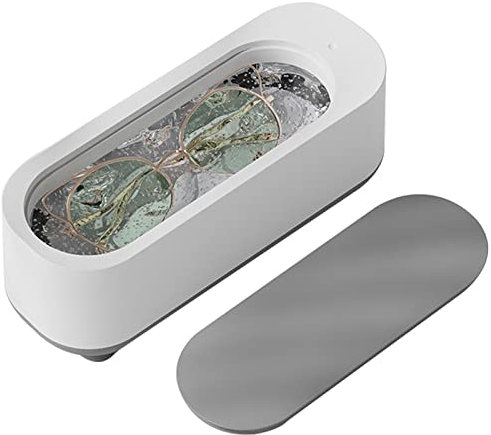 LTLWSH Limpiador por ultrasonidos 45Khz 300 ml Limpieza Dispositivo, Ultrasonic Cleaner Limpiador Ultrasónico Batería Operado (no Incluido), para Reloj, Adecuado para Joyas, Relojes, Gafas