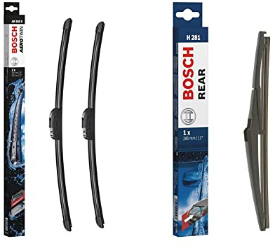 Bosch Aerotwin AR550S Wiper Blades, Front: 550mm/530mm, Rear: H281, 280mm