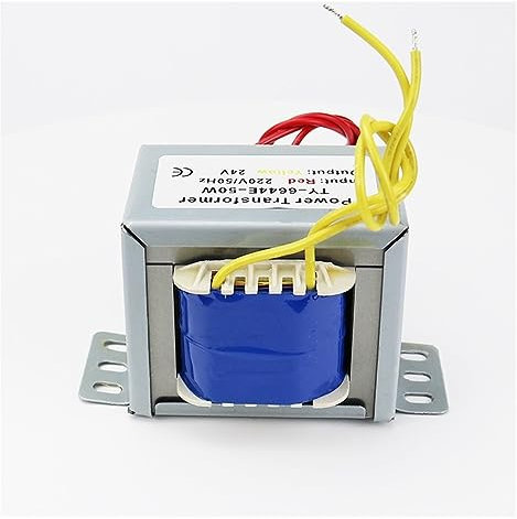 Transformador de Potencia Transformador de potencia EI AC-AC 220V 380V entrada 9V 12V 18V 24V 36V 110V 24V-0-24V transformador de aislamiento 50W/VA transformador electrónico ( Color : AC220V INPUT ,