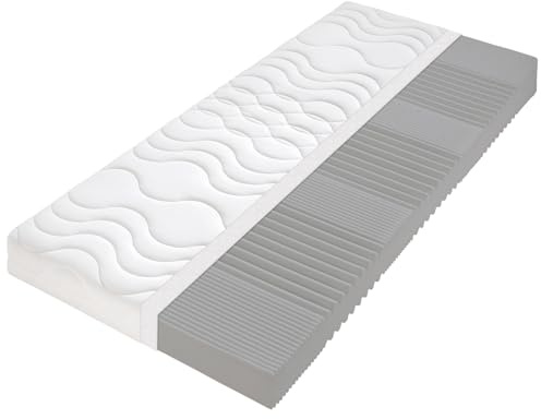 BeCo Matratze, Medibett Standard KS, Komfortschaum, Oeko-TEX Standard 100, Made in Germany, 100 Nächte Testschlafen (H3 (81-100 kg), 90 x 190 cm)