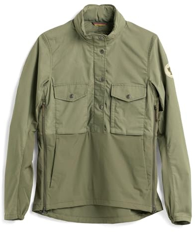 Fjällräven Räven Anorak, Verde, M Mujeres