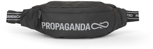 Franco Cosimo Panini PROPAGANDA - Marsupio Ufficiale Propaganda con Scomparto Principale e Tasca Piatta Posteriore, Chiusura a Zip e Cintura Regolabile, 34 x 14,5 x 9 cm, Stampa Reflective