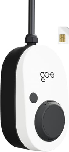 go-e Charger Gemini 2.0, 22 kW (32A 3-phasig) (weiß/schwarz, ohne Kabel, 4G/LTE)