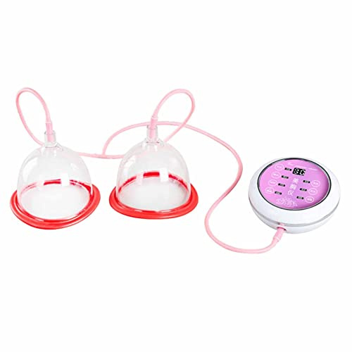 HMLSYZX Aumentador de Senos Eléctrico, Mama Ventosa de Vacío liposucción Aparato, Eléctrico Silicona de la Salud del Seno Masajeador, Prevent Sagging and Dredge Breast