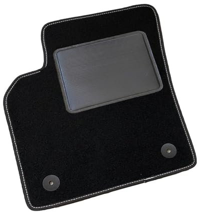 DHCarMats | Autoteppich nur Fahrerseite für Volvo C30 | Fahrermatte aus Teppichstoff nach Maß | Autozubehör - Fußmatten Automatten 1PZ