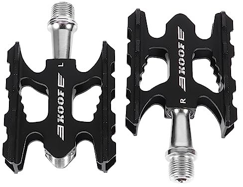 Gogogmee Plattform Fahrradpedale rutschfest Legierung Pedal Flach Pedal Fahrrad Zubehör Kompatibel Für Fahrräder Und Roller