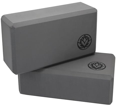 VonBueren 2 x Bloque de Yoga | 22 x 12 x 7,5 cm por bloque | Bloques de yoga para mujeres y hombres en EVA | Bloques para Pilates
