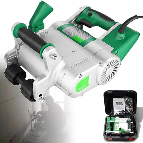 Electric Wall Groove Cutting Machine, 1100W High Power Concrete Cutter for Precise Slotting and Notching in Construction Projects