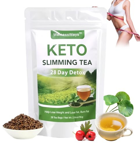Detox Tee zum Abnehmen, 28 Tage Gewichtsverlust Detox Tee | Sanfte Entgiftung und Reinigung zur Gewichtsreduktion und zum Abbau von Bauchfett