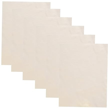 FIXOSHEE 6pcs Pre-Cut Ceramic Pottery Craft Chamois Cloth for Smoothing Clay Pottery Tools Set Soft Absorbent Leather Pads and Ceramic Artists in Art Craft Projects
