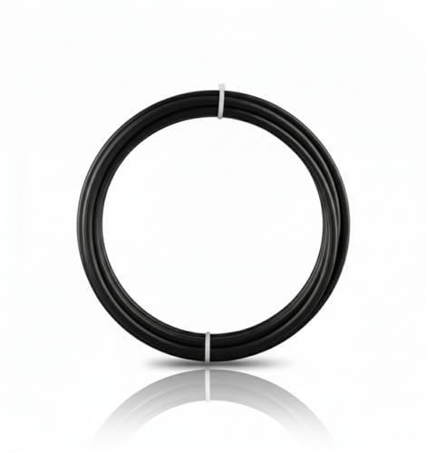 Anschlussschlauch 1/4 Zoll LLDPE für Kühlschrank, Side-by-Side & Umkehrosmoseanlage - Hochwertiger Wasserschlauch - 4 Farben verfügbar (Schwarz, Bis 45 °C, 6.3, 6.3, Millimeter, 300, Zentimeter)