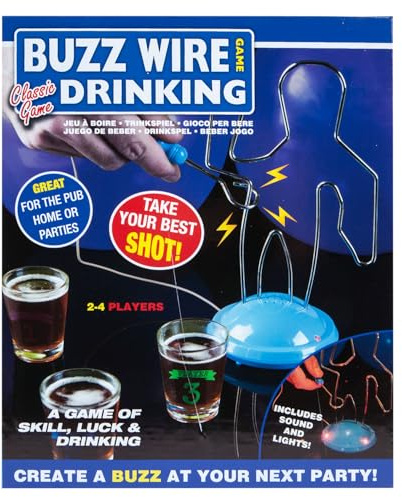 VFM e-Store - Buzz Wire Drinking Game - 28cm X 23cm Multicolour X 1