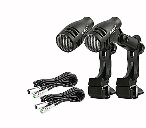 2 x Pulse D-606 Tom/Snare Drum Microphone & 2 x 6m XLR Cables