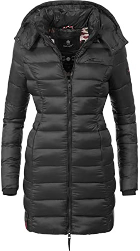 Marikoo Giacca trapuntata mezza stagione da donna Abendsternchen Nero M