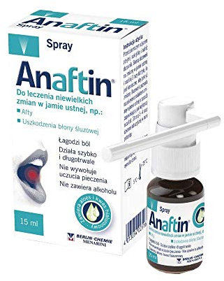 Anaftin spray, 15 ml, Sinclair Pharma