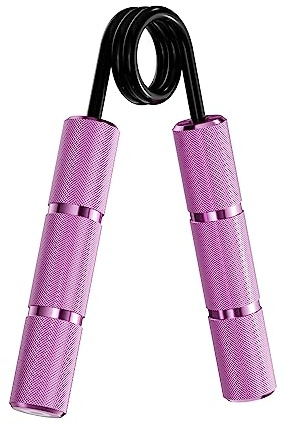 Power Gripper Metal Series - Professional Grip Strengtheners - (50lbs - 400lbs) for Grip, Wrist & Arm Training (50lbs Pink)
